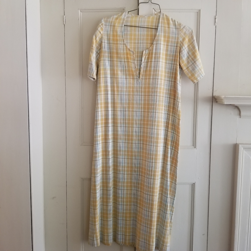 Plaid Vintage Tunic Dress